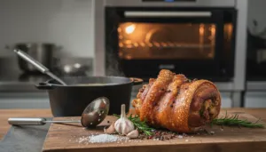 Schweinshaxe im Backofen mit Vorkochen