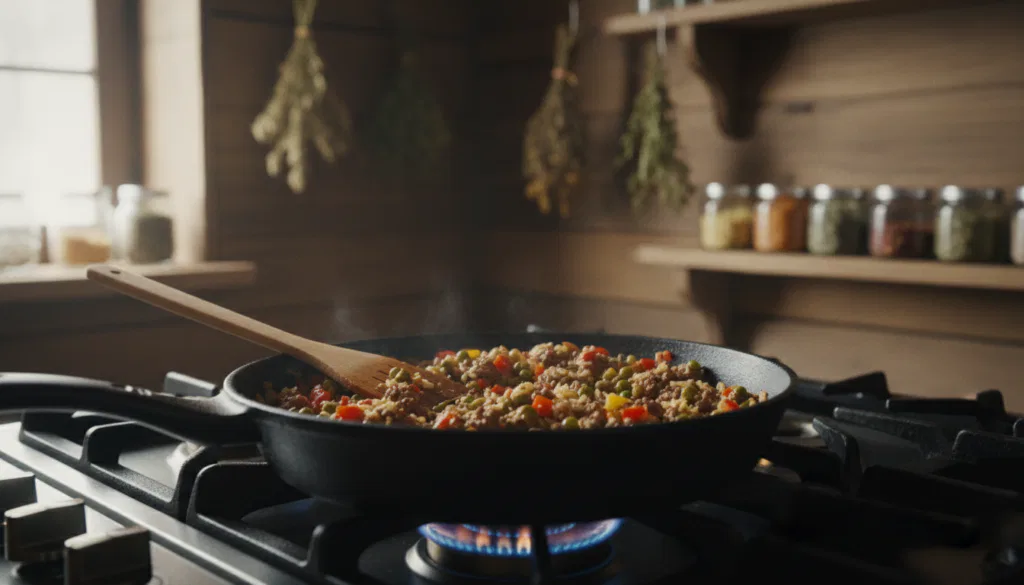 Anbraten in der Pfanne