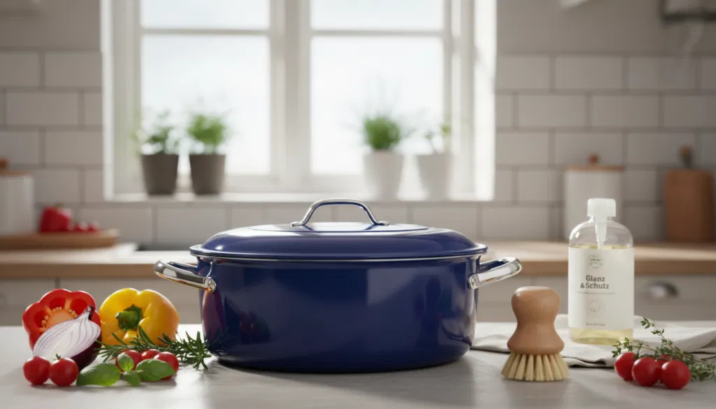 Emaille Schmorbräter Reinigung
