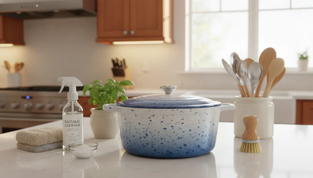 Emaille Bräter Reinigung und Pflege