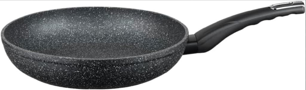 ELO Granit Evolution Pan Set - 3 Compartment Aluminium Pan, Black, Induction Compatible, 47x29x9cm