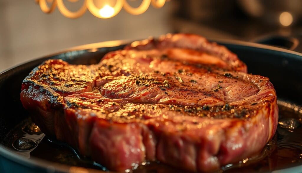 Steak medium braten
