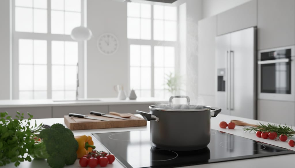 Deckeltechnik beim Kochen
