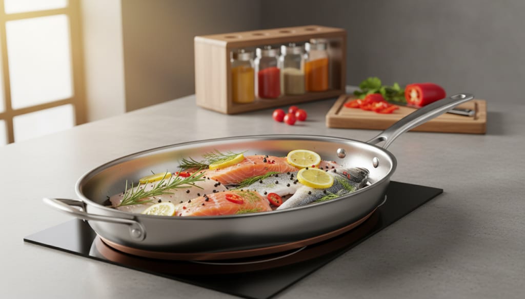 Fischpfanne Induktion